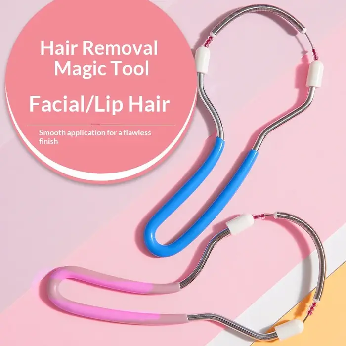 1/3/5 PIÈCES Épilateur facial à ressort pour femme en acier inoxydable, rouleau pliable, bâton épilateur, outil de beauté pour une épilation du visage sans douleur