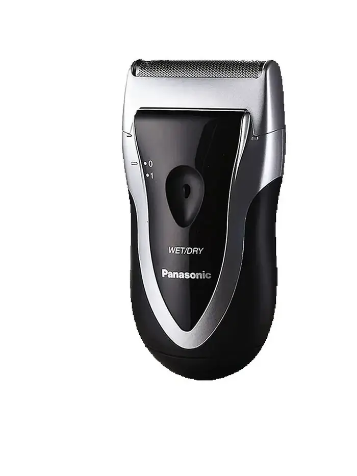 Panasonic rasoir électrique pour hommes, rasoir de voyage à piles, rasoir léger sec et humide sans f