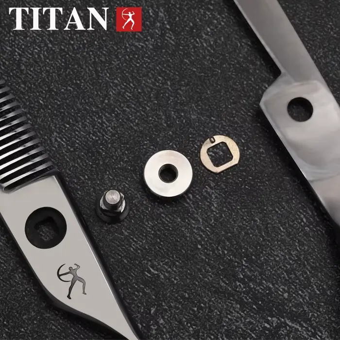 TITAN professionnel 6 pouces coupe de cheveux ciseaux coupe salon ciseaux barbier ciseaux amincissan