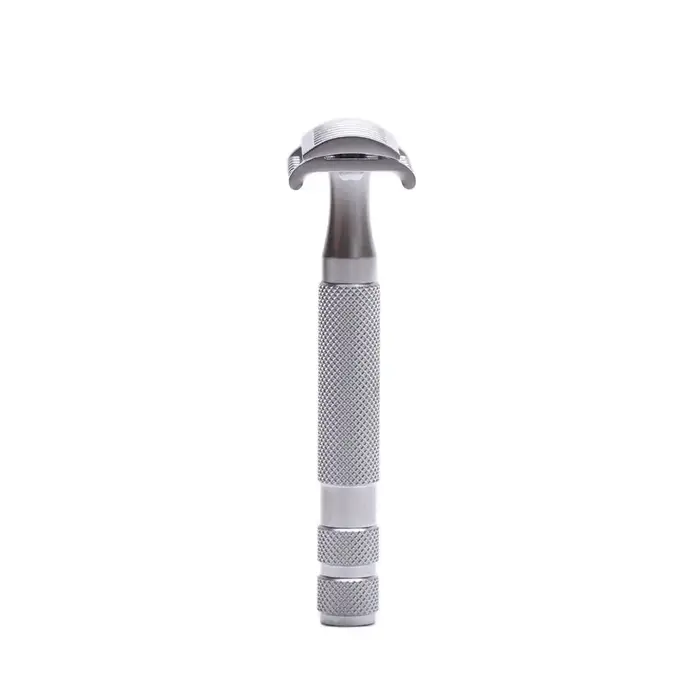 YAQI KNIGHT-HELMET tête DE rasoir manche en acier inoxydable