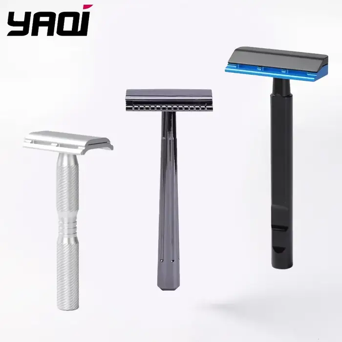 YAQI – rasoir de sécurité professionnel Tachi / Ghost (Version en aluminium) et SE Katana /Globe Trotter