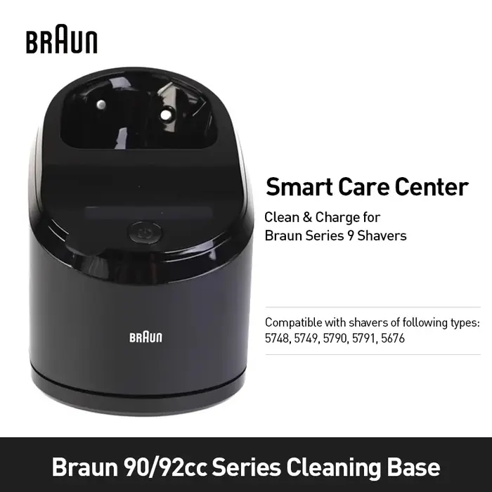 Braun Smart Care Centre de nettoyage BN5425 5430 5430l Stations de nettoyage adaptées aux rasoirs él