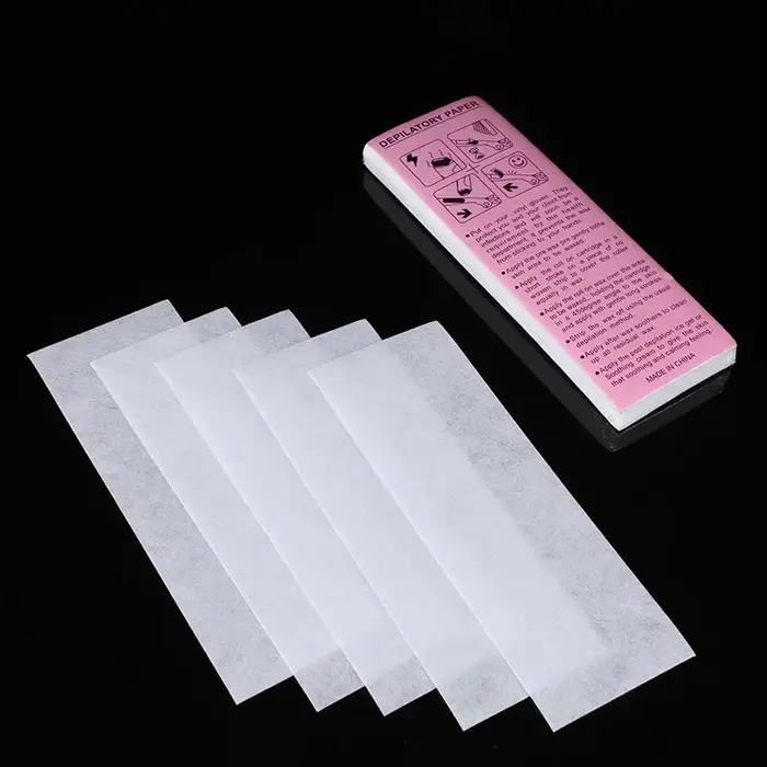 50/100 pièces - Bandes de cire dépilatoire non tissées de haute qualité pour femmes et hommes - Épilation du corps