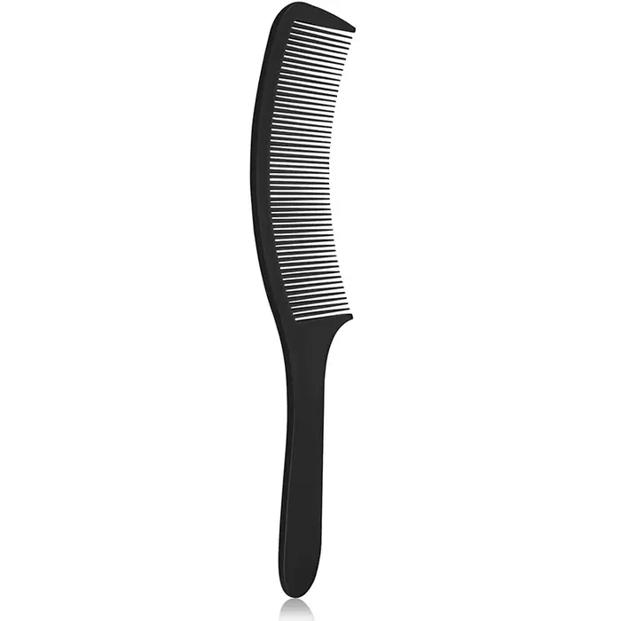 Ensemble de peignes de tondeuse de barbier incurvés 1/2 pièces en noir: parfait pour les coupes de c