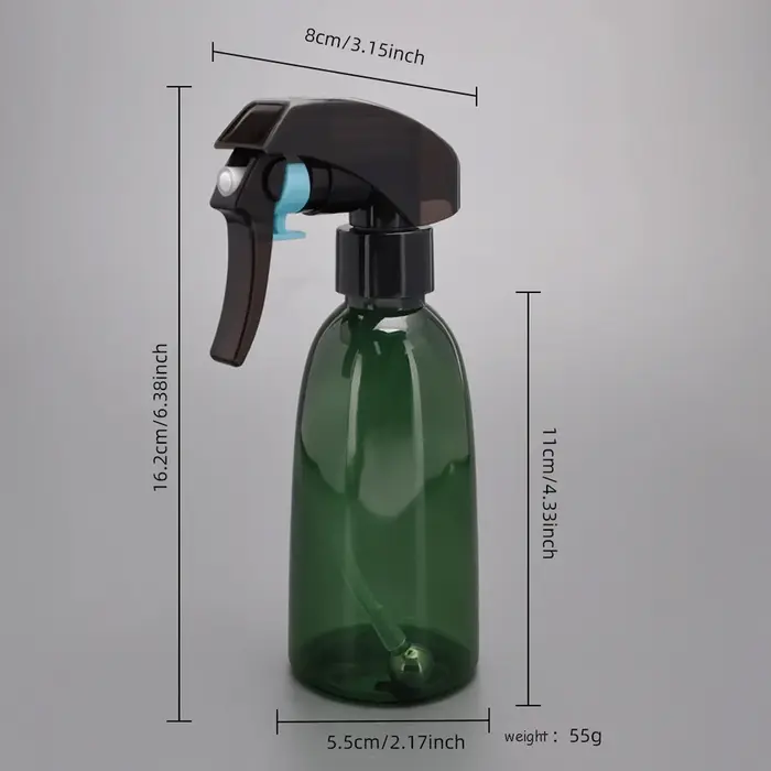 Pulvérisateur continu en plastique avec roulements à billes pour salon de coiffure