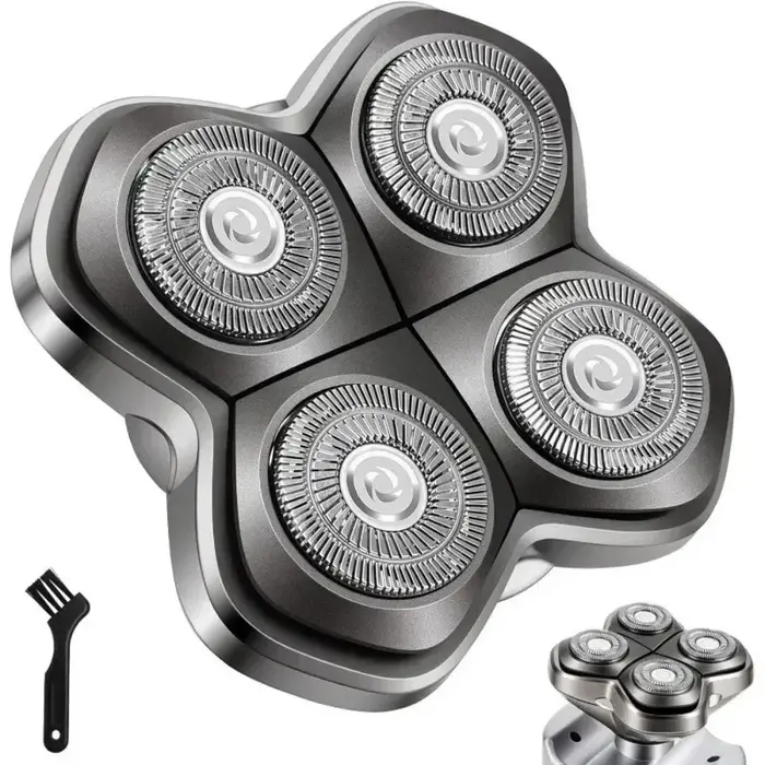 Tête de rasoir électrique de remplacement compatible Pro4 pour rasoirs Skull Pitbull/Butterfly Kiss Pro/Palm Shavers