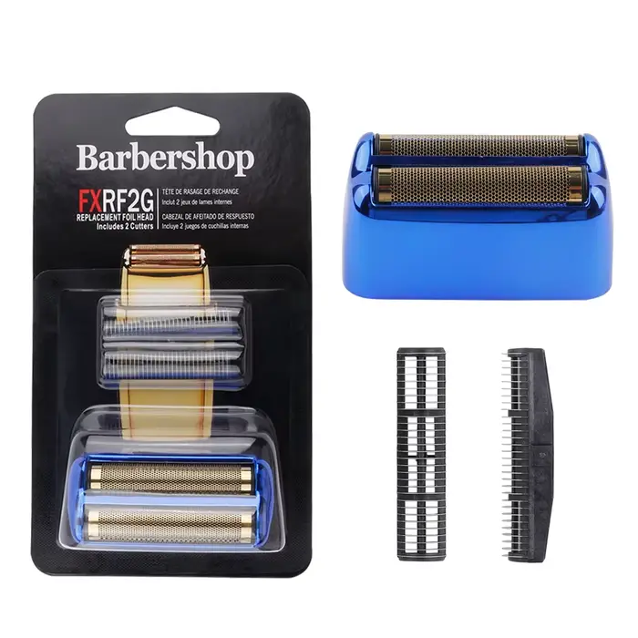 Rasoir de barbier professionnel sans fil Babyliss, double remplacement, ensemble de feuilles et de l