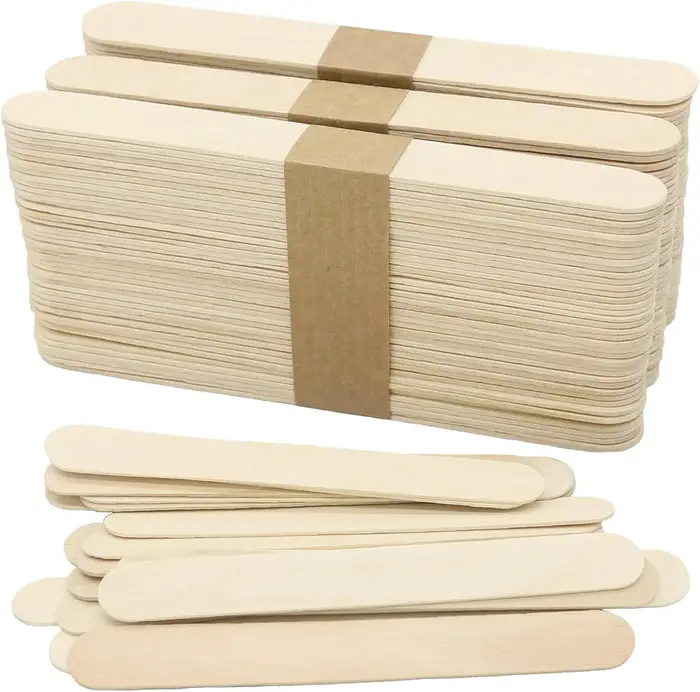 Bâtons d'épilation du corps en bois pour femme