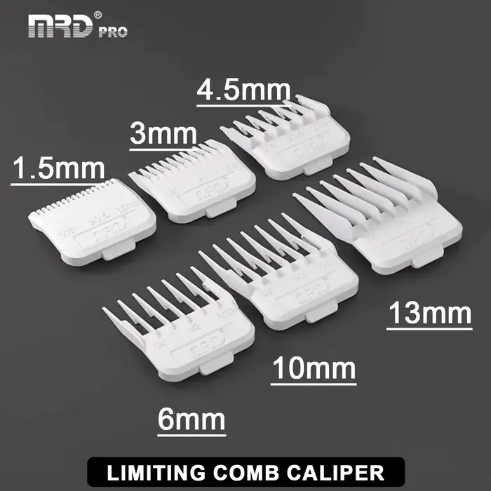 Peignes de coupe professionnels MRD 6 pièces 1