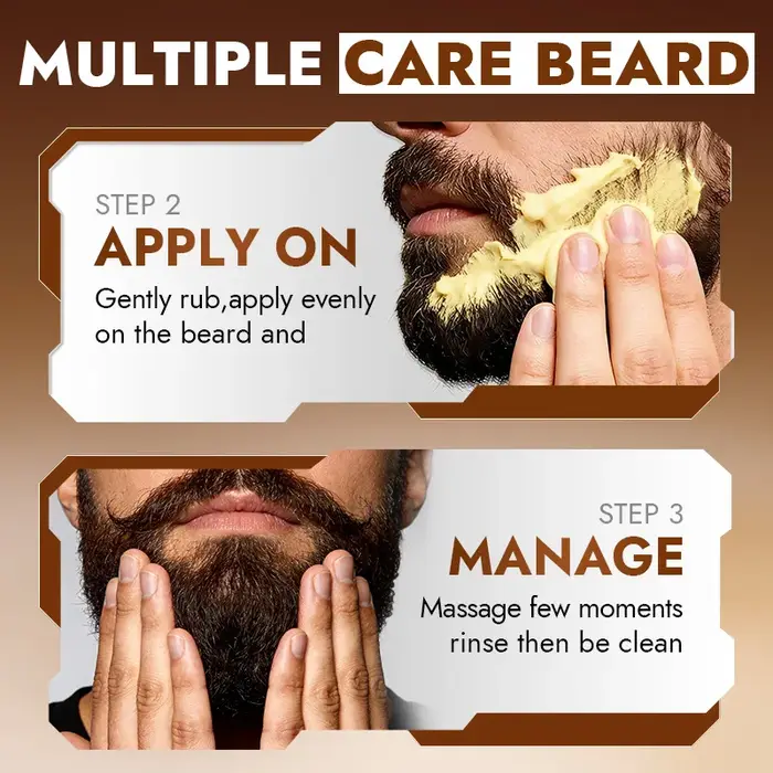 Baume de soin pour barbe au bois de santal pour hommes