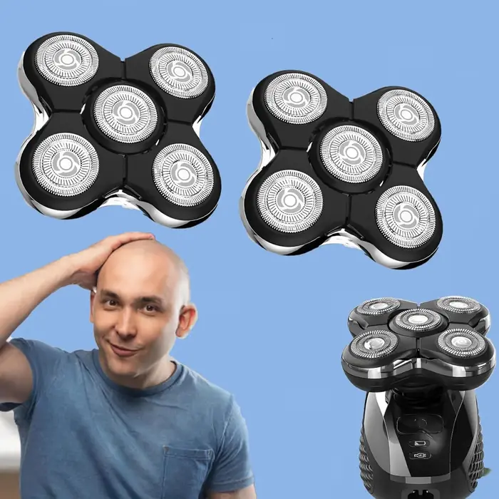 Têtes de rechange compatibles avec le rasoir électrique Remington Balder Pro modèle XR7000 & XR1500 & XR1501 pour hommes chauve