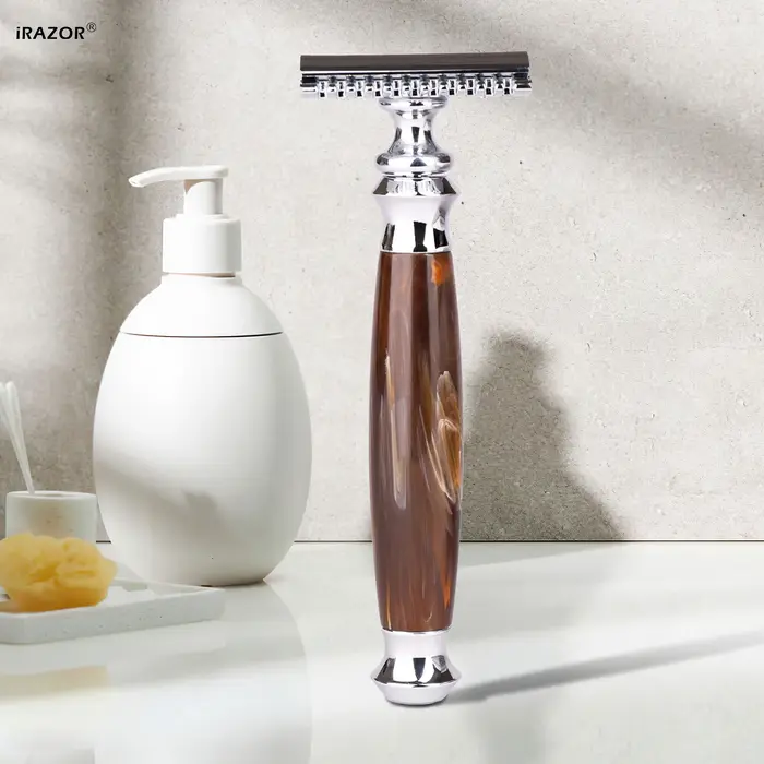 IRAZOR – rasoir de sécurité classique à Double tranchant pour hommes