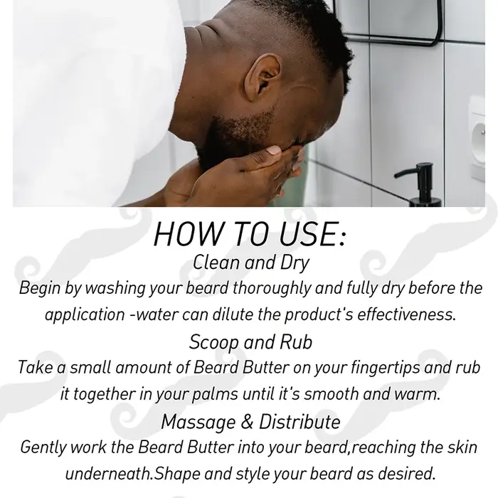 Cire à barbe parfumée au bois de santal pour hommes