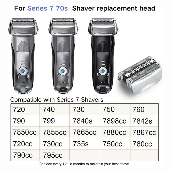 Tête de rechange pour rasoir électrique Series 7 70S