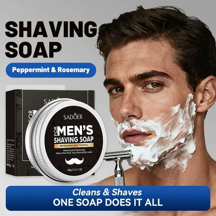 Savon à raser au bois de santal pour homme