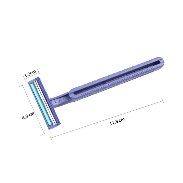 Lames de rasoir jetables en acier inoxydable