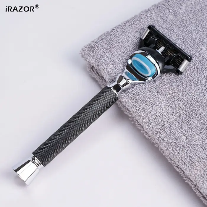 iRAZOR Premium 5 lames Fusion sécurité rasoir manuel rasoir pour hommes barbier barbe outil de toile