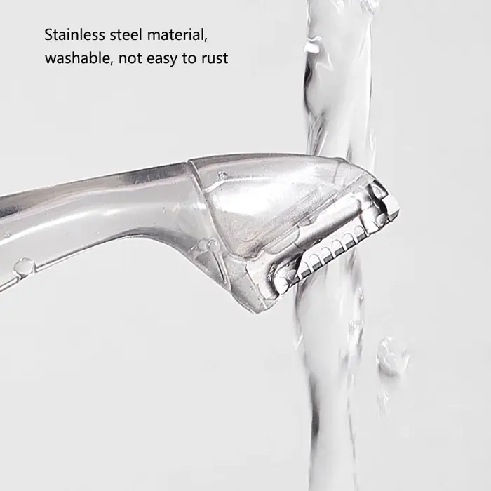 EyebloggTrimmer-Rasoir portable à double tête pour hommes et femmes, design pour les poils du visage, élimination des épilations, outils de maquillage, sécurité