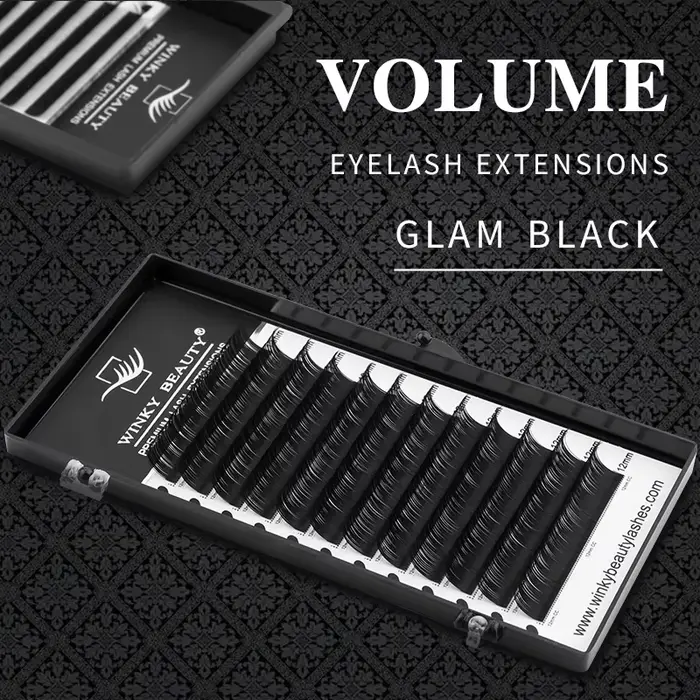 Winky Beauty Extension de cils individuelle B/C/CC/D/DD Faux vison Cilias Extension de cils doux 3D 