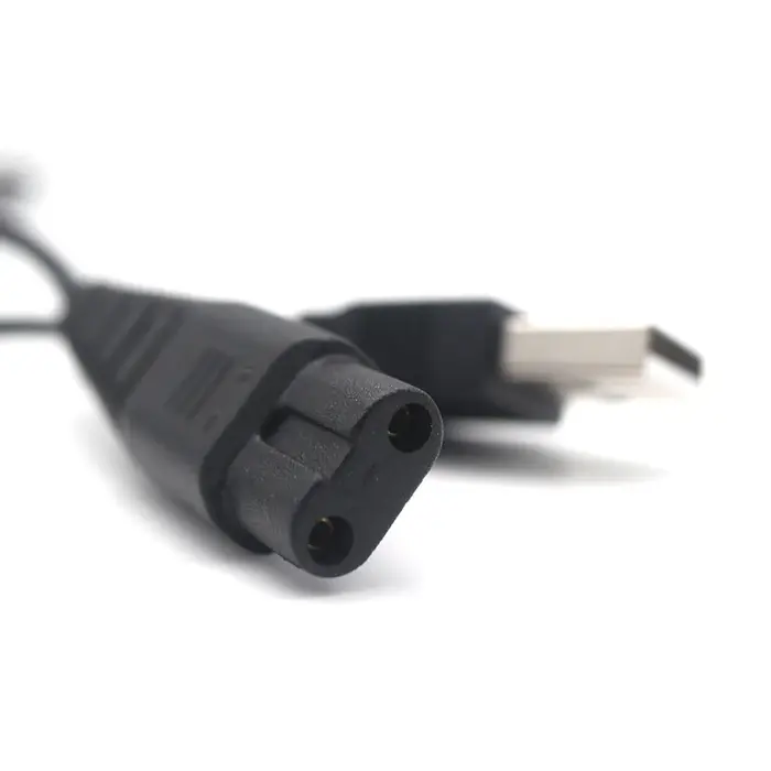 Appliquer à KEMEI KM-1990 tondeuse à cheveux professionnelle chargeur USB d'origine câble de chargem
