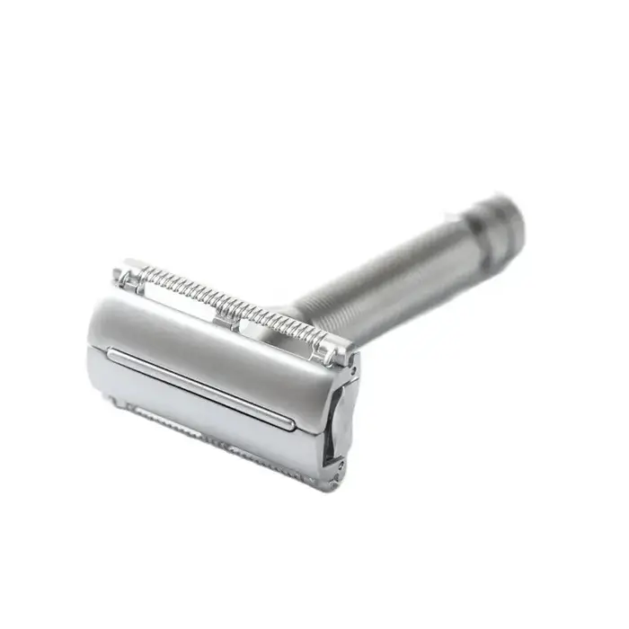 Vente Flash 2026 ! Rasoir de sécurité YAQI Monarch couleur chrome mat - Hypoallergénique