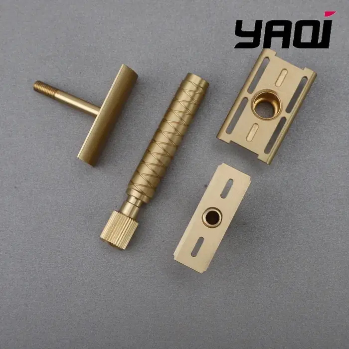 2026 Yaqi Rasoir de sécurité The Final Cut - Brass V2 en laiton pur réglable