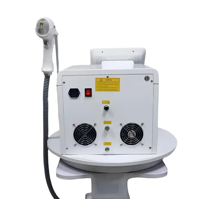 Nouveau modèle 2026 – Épilateur laser à diode pour poils épais – 4 longueurs d'onde – Refroidissement par glace – Sûr