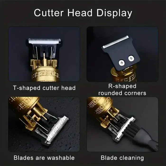 Nouveau rasoir hommes rétro coupe de cheveux T9 professionnel Machine de coupe de cheveux Rechargeab