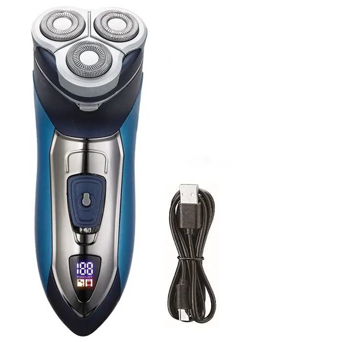 Rasoir électrique 2 en 1 pour homme avec tête flottante 3D | Chargeur Type-C