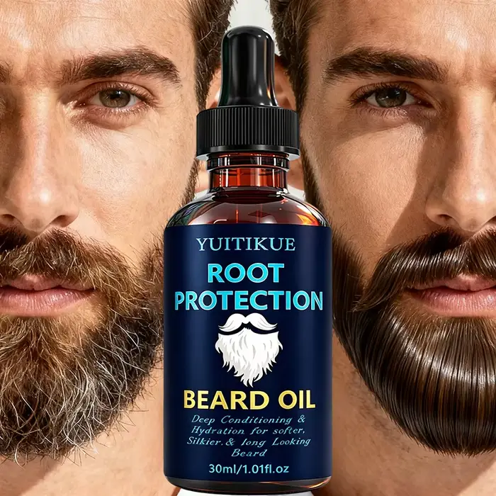Huile de protection des racines de la barbe 30ml YUITIKUE