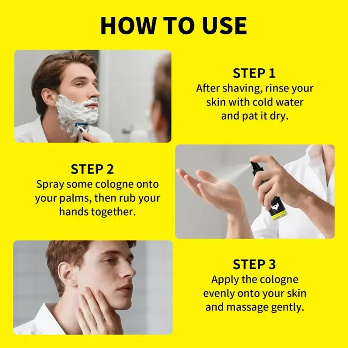Spray après-rasage, brume parfumée après-rasage pour hommes