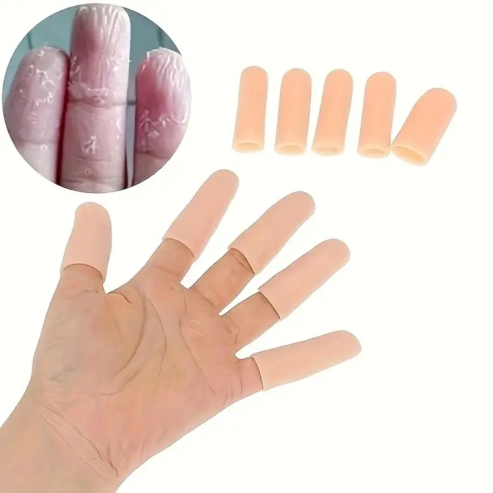 Protège-doigts en Silicone lavables