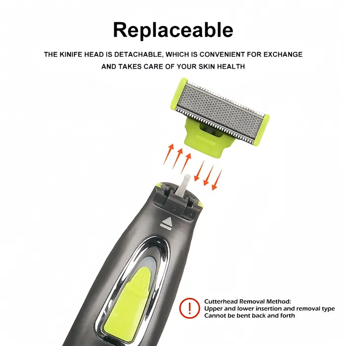 MLG rasoir électrique pour hommes et femmes Portable tondeuse complète du corps USB lame en forme de T