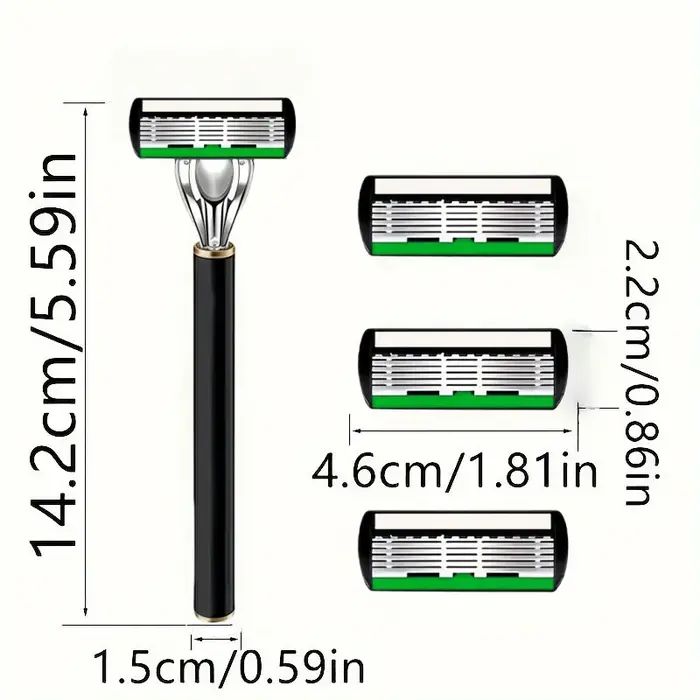 3 pièces/1 manche + 36 lames