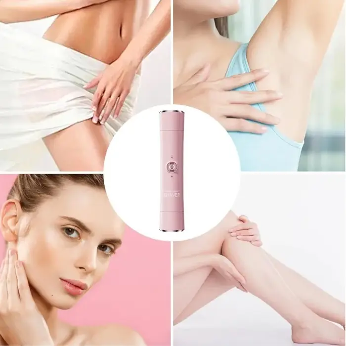 Épilateur électrique double tête rechargeable pour femme
