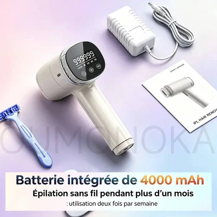 Épilateur électrique IPL à laser permanent pour l'épilation, rasoir facial pour femmes, machine de maquillage, outil de coupe de cheveux pour hommes