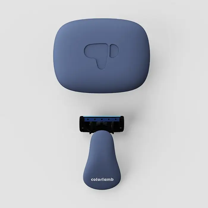 Rasoir de voyage portable pour hommes, mini rasoir à 5 lames, léger et compact pour les voyages d'affaires et les vacances