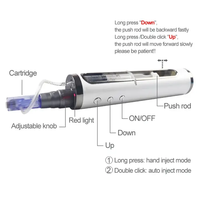 Microneedle électrique avec 5 réglages