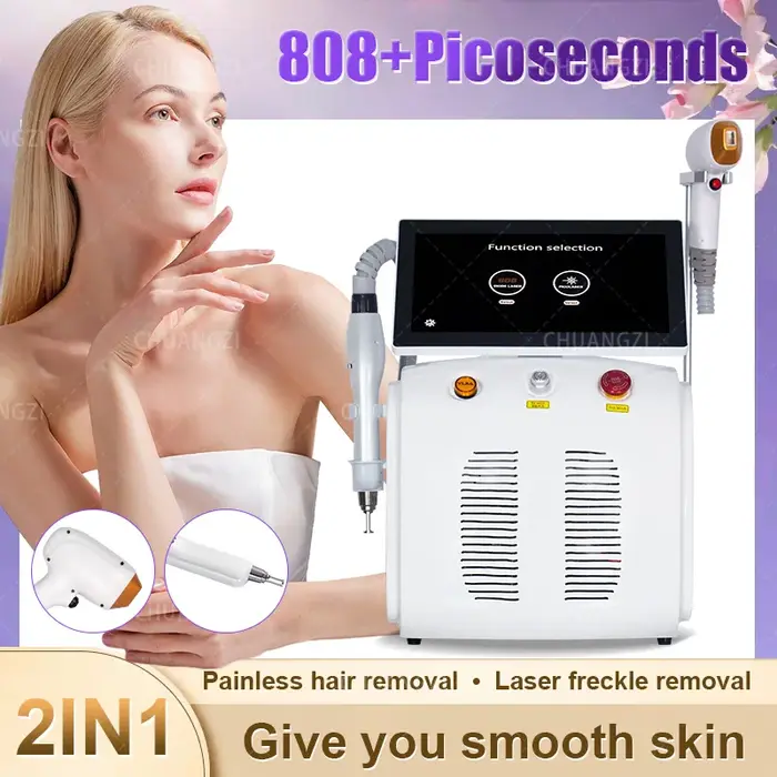 Machine professionnelle d'épilation au laser à diode, 808 nm 755 nm 1064 nm, équipement de beauté Ic