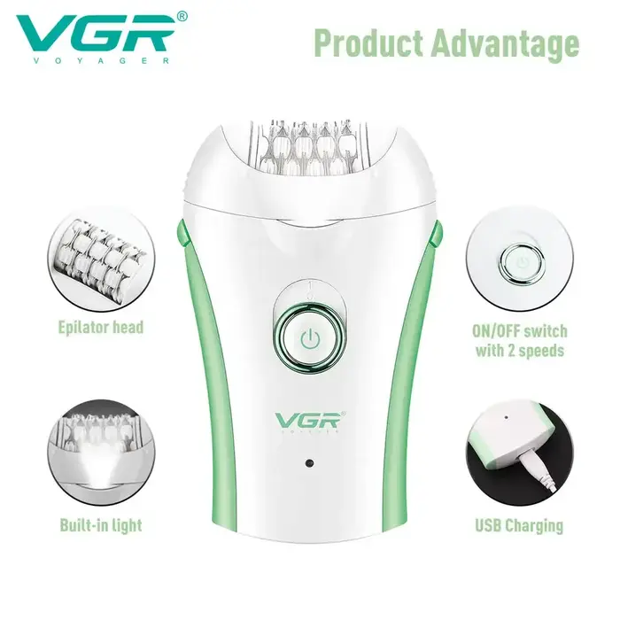 Vgaz-épilateur électrique aste pour femmes