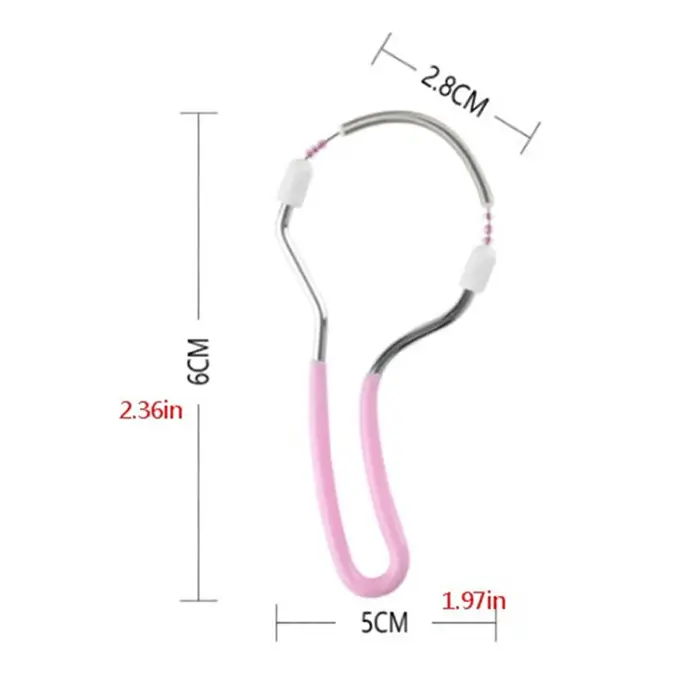 Épilateur facial à ressort pour poils fins