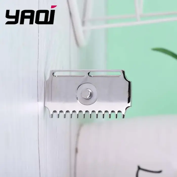 YAQI Vostok 70DC tête de rasoir de sécurité 316 acier inoxydable poli double peigne avec écart de lame de 0.7mm pour un rasage fluide