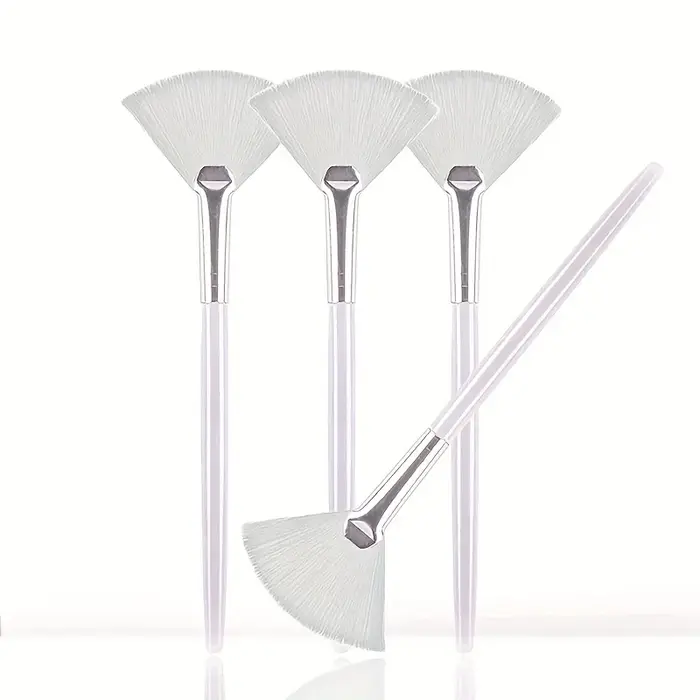 Soin du visage avec tête de brosse douce - Convient aux masques faciaux et aux soins de base