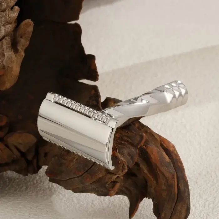 Rasoir de sécurité Yaqi Cerberus en acier inoxydable