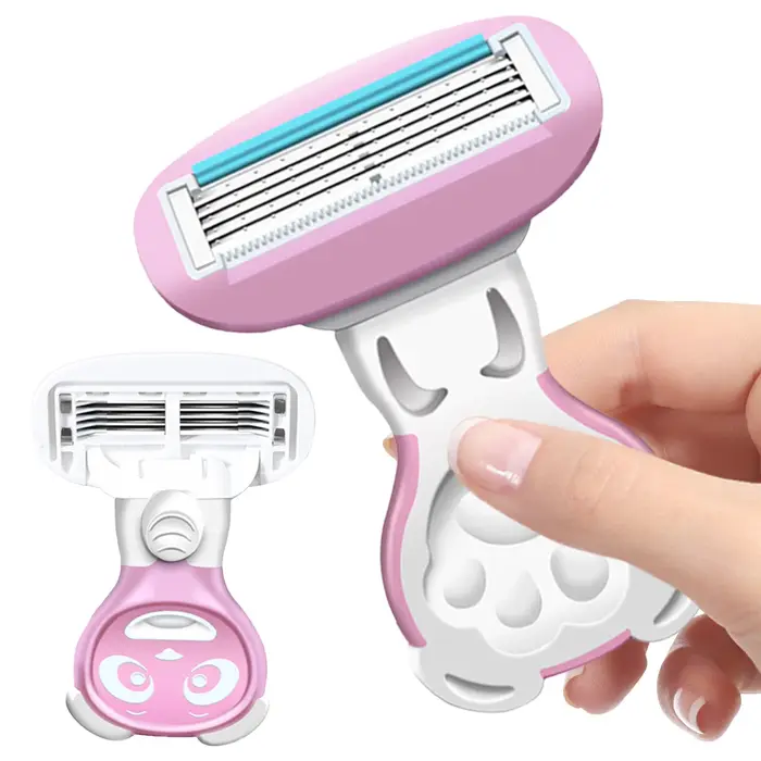 Rasoir portable pour femmes avec tête de coupe remplaçable