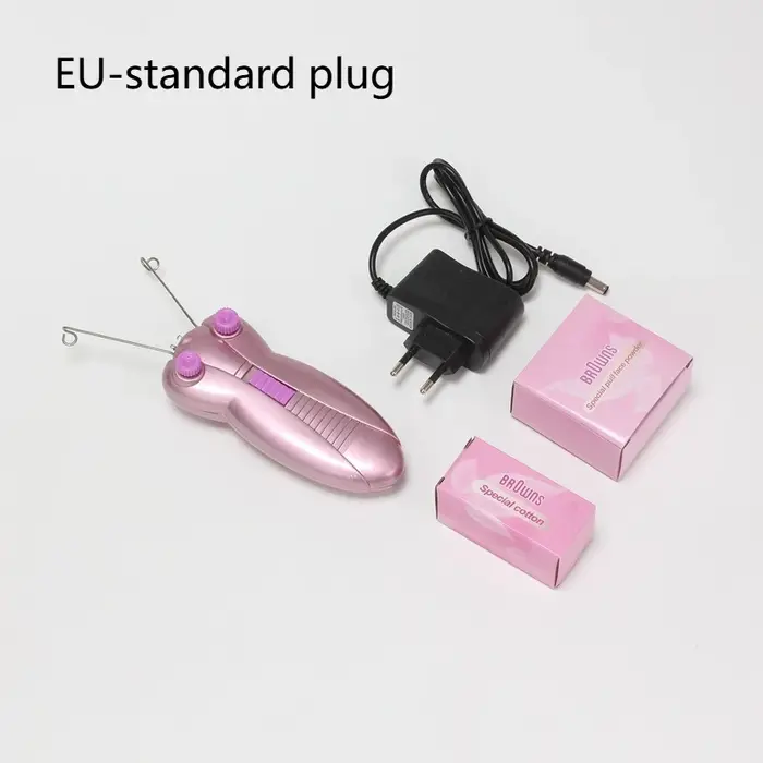 Épilateur électrique portable pour le visage, appareil d'épilation corporelle complète, machine à épilation au fil pour femmes, usage domestique