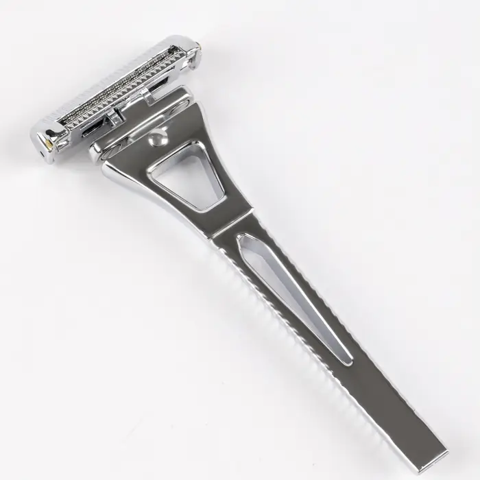 Rasoir manuel Chaoke à 4 lames, rasoir à raser tout en métal pour hommes, rasoir à barbe vintage