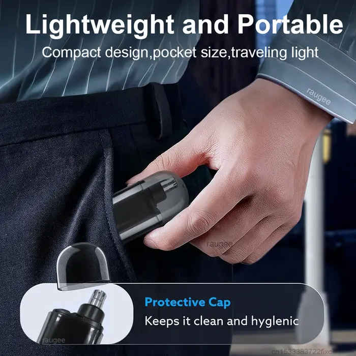 Tondeuse à poils de nez électrique Rechargeable pour hommes