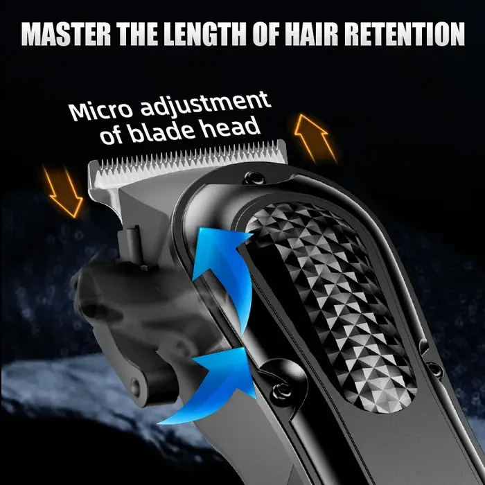 Tondeuse à cheveux électrique professionnelle pour la rasage de la tête et l'auto-toilettage