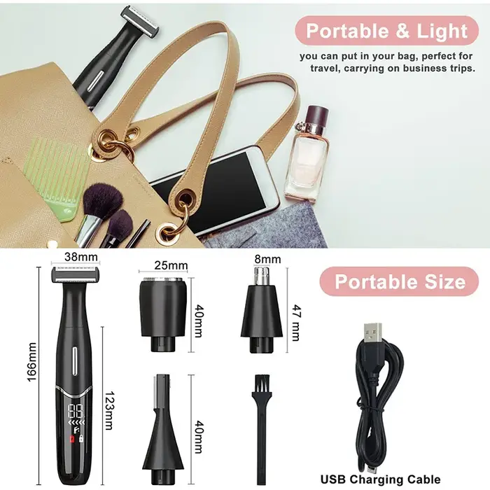 Zone intime coupe de cheveux rasoir de précision hommes ligne de Bikini boules